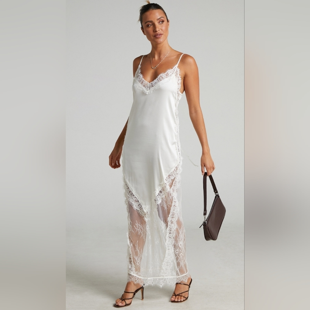 Lioness Hideaway Satin Slip Dress
